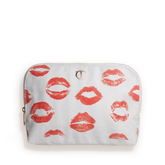 1ST EDITION MAKEUP BAG LIP PRINT CANVAS MAKEUP BAG