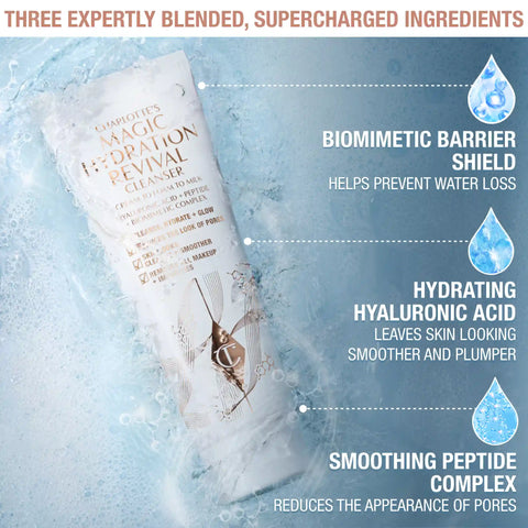 CHARLOTTE’S MAGIC MINI CLEANSE, TONE & GLOW SET SKINCARE KIT
