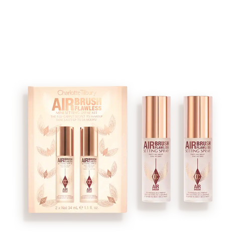 AIRBRUSH FLAWLESS MINI SETTING SPRAY KIT TRAVEL SIZE FACE KIT