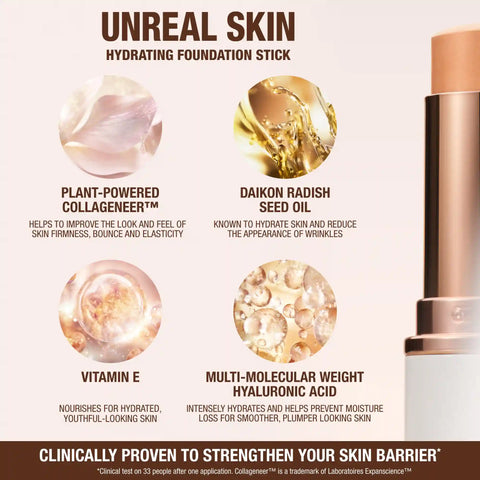 UNREAL SKIN SHEER GLOW TINT FOUNDATION KIT FACE KIT