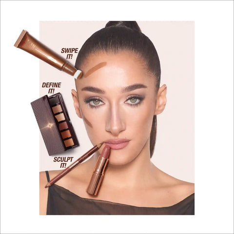 THE SUPER NUDES DUO LINER NUDE/BROWN