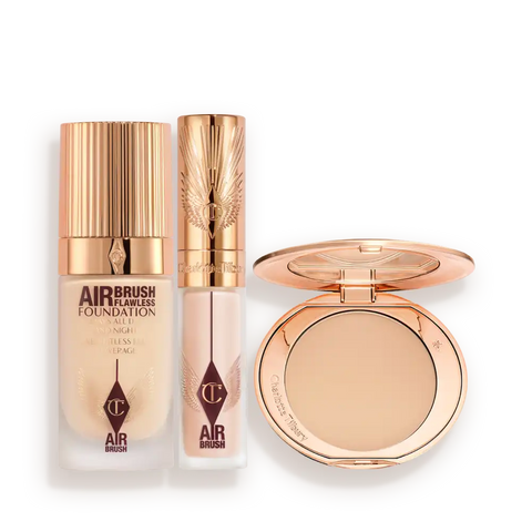 AIRBRUSH FLAWLESS PERFECT, CONCEAL & BLUR TRIO FACE KIT
