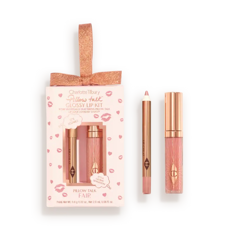 PILLOW TALK MINI GLOSSY LIPS DUO PILLOW TALK FAIR